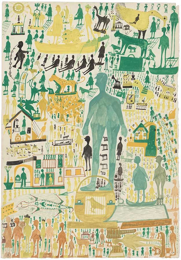 sans titre, Zinelli, Carlo, 1960