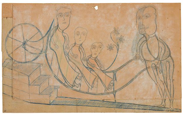 sans titre, Müller, Heinrich Anton, 1917-1922