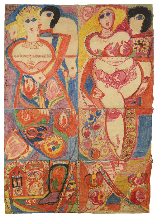 Napoléon III à Cherbourg, Corbaz, Aloïse, 1952-1954