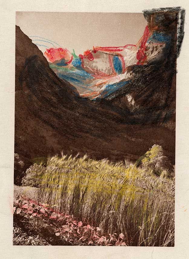 Deux profils dessinés dans les montagnes, Corbaz, Aloïse, 1941-1951