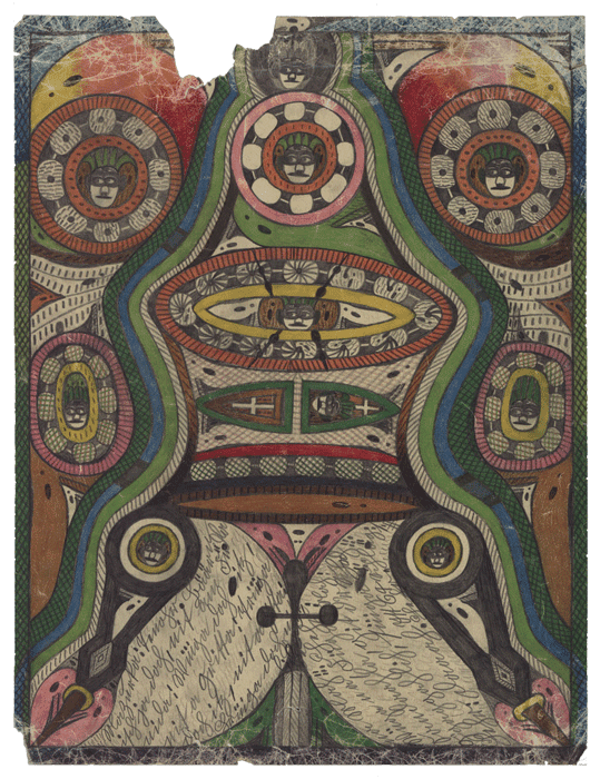 Ville géante aux oiseaux de coucou, Wölfli, Adolf, 1923