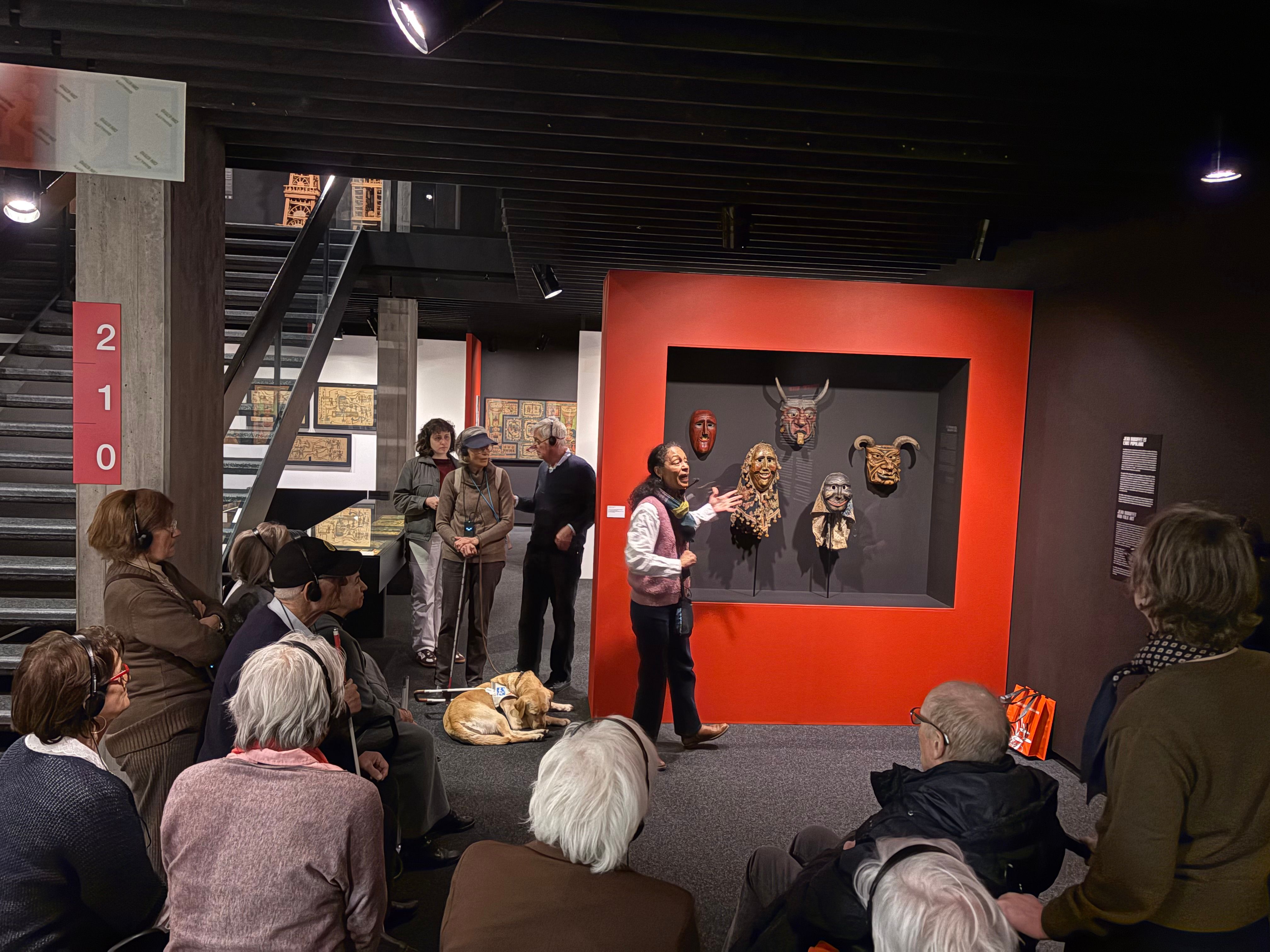 Visite guidée pour personnes atteintes de troubles de la mémoire